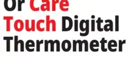 Ocean State Job Lot Care Touch Digital Thermometer offer