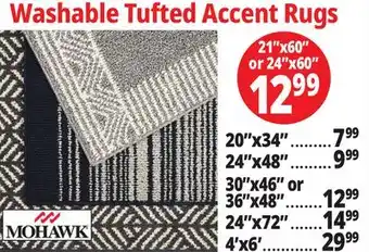 Ocean State Job Lot Washable Accent Rugs offer
