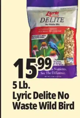 Ocean State Job Lot 5 Lb. Lyric Delite No Waste Wild Bird offer