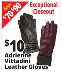 Ocean State Job Lot Adrienne Vittadini Leather Gloves offer