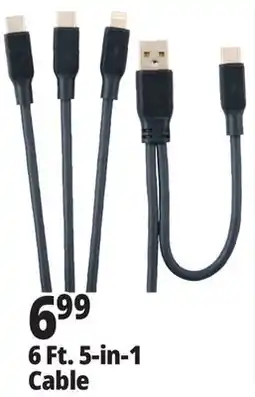 Ocean State Job Lot 6 Ft. 5-in-1 Cable offer