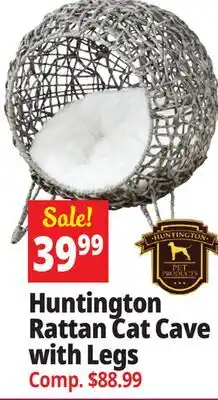 Ocean State Job Lot Huntington Rattan Cat Cave with Legs offer