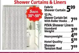 Ocean State Job Lot Shower Curtains & Liners offer