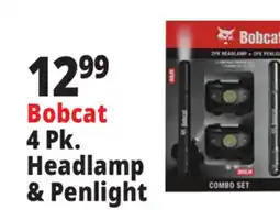Ocean State Job Lot Bobcat 4 Pk. Headlamp & Penlight offer