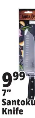 Ocean State Job Lot Santa Fe Professional Grade 7-Inch Santoku Knife offer