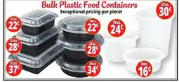 Ocean State Job Lot Bulk Plastic Food Containers offer