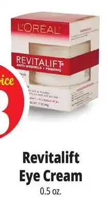 Ocean State Job Lot Revitalift Eye Cream offer