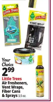 Ocean State Job Lot Little Trees Air Fresheners, Vent Wraps, Fiber Cans & Sprays offer
