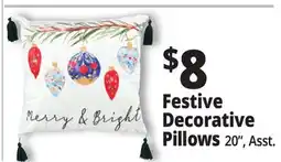 Ocean State Job Lot Festive Decorative Pillows offer