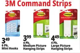 Ocean State Job Lot 3M Command Strips 6 Pk. Mini Hooks offer