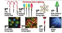 Ocean State Job Lot Christmas Solar Lighting offer