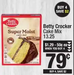 Super King Markets Betty Crocker Cake Betty Crocker Cake Mix 13.25 offer