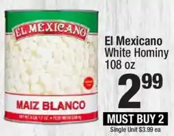 Super King Markets El Mexicano White Hominy offer