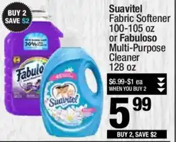 Super King Markets Suavitel Fabric Softener or Fabuloso multi-purpose cleaner offer