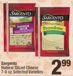 Super King Markets Sargento Natural sliced cheese offer