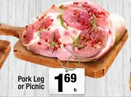 Super King Markets Pork Leg or Picnic offer