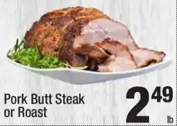 Super King Markets Pork Butt Steak or Roast offer