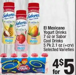 Super King Markets El Mexicano Yogurt Drinks offer