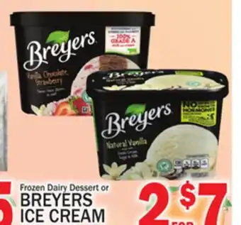 C Town BREYERS ICE CREAM offer