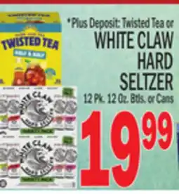 C Town WHITE CLAW HARD SELTZER offer