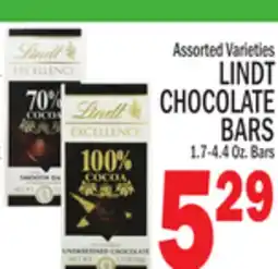 C Town LINDT CHOCOLATE BARS offer