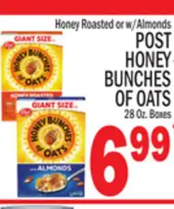 C Town POST HONEY BUNCHES OF OATS offer