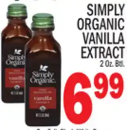 C Town SIMPLY ORGANIC VANILLA EXTRACT offer