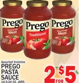 C Town PREGO PASTA SAUCE offer
