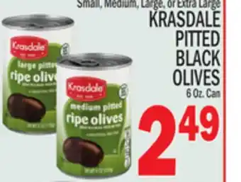 C Town KRASDALE PITTED BLACK OLIVES offer