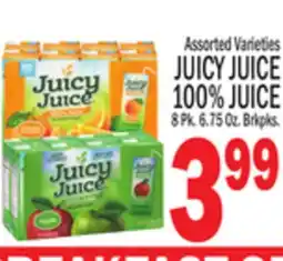 C Town JUICY JUICE 100% JUICE offer