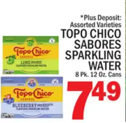 C Town TOPO CHICO SABORES SPARKLING WATER offer