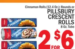 C Town PILLSBURY CRESCENT ROLLS, 8 Oz. Tube offer