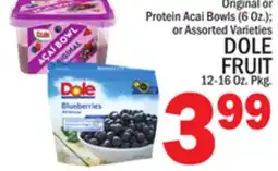 C Town DOLE FRUIT 12-16 Oz. Pkg offer