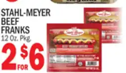 C Town STAHL-MEYER BEEF FRANKS offer