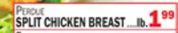 C Town Perdue SPLIT CHICKEN BREAST offer