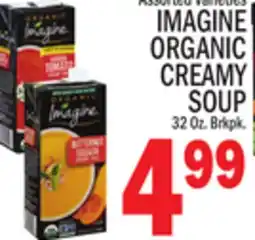 C Town IMAGINE ORGANIC CREAMY SOUP offer