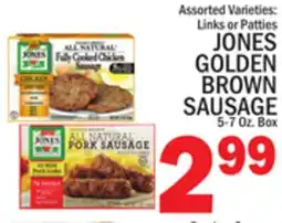 C Town JONES GOLDEN BROWN SAUSAGE offer