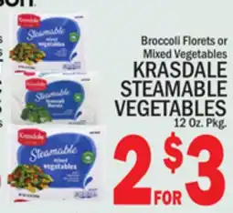 C Town KRASDALE STEAMABLE VEGETABLES offer