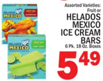 C Town HELADOS MEXICO ICE CREAM BARS offer