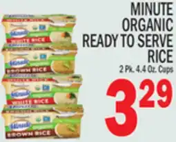 C Town MINUTE ORGANIC READY TO SERVE RICE offer