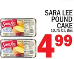 C Town SARA LEE POUND CAKE offer