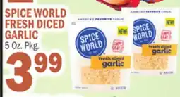 C Town SPICE WORLD FRESH DICED GARLIC offer