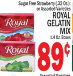 C Town ROYAL GELATIN MIX 1.4 Oz. Boxes offer