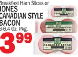 C Town JONES STYLE CANADIAN STYLE BACON offer