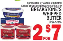 C Town BREAKSTONE'S WHIPPED BUTTER offer