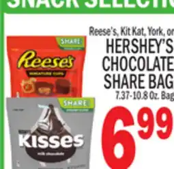 C Town HERSHEY'S CHOCOLATE SHARE BAG offer