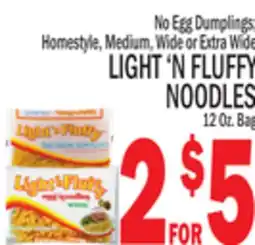 C Town LIGHT'N FLUFFY NOODLES offer
