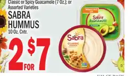 C Town SABRA HUMMUS, 10 Oz. Cntr offer