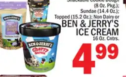 C Town BEN & JERRY'S ICE CREAM 16 Oz. Cntrs offer