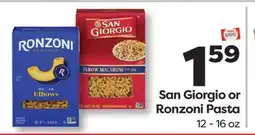 Weis Markets San Giorgio or Ronzoni Pasta offer